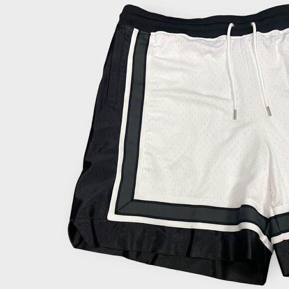Nike DRI-FIT Circa 8" Basketball Shorts White Black Mens size 3XL DV9533-100 New - Picture 2 of 12